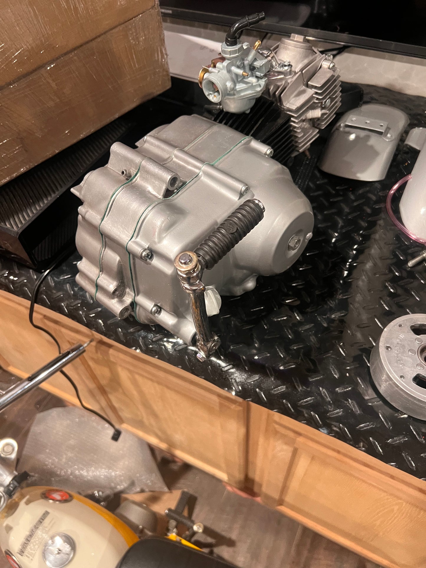 CT70 kick start lever