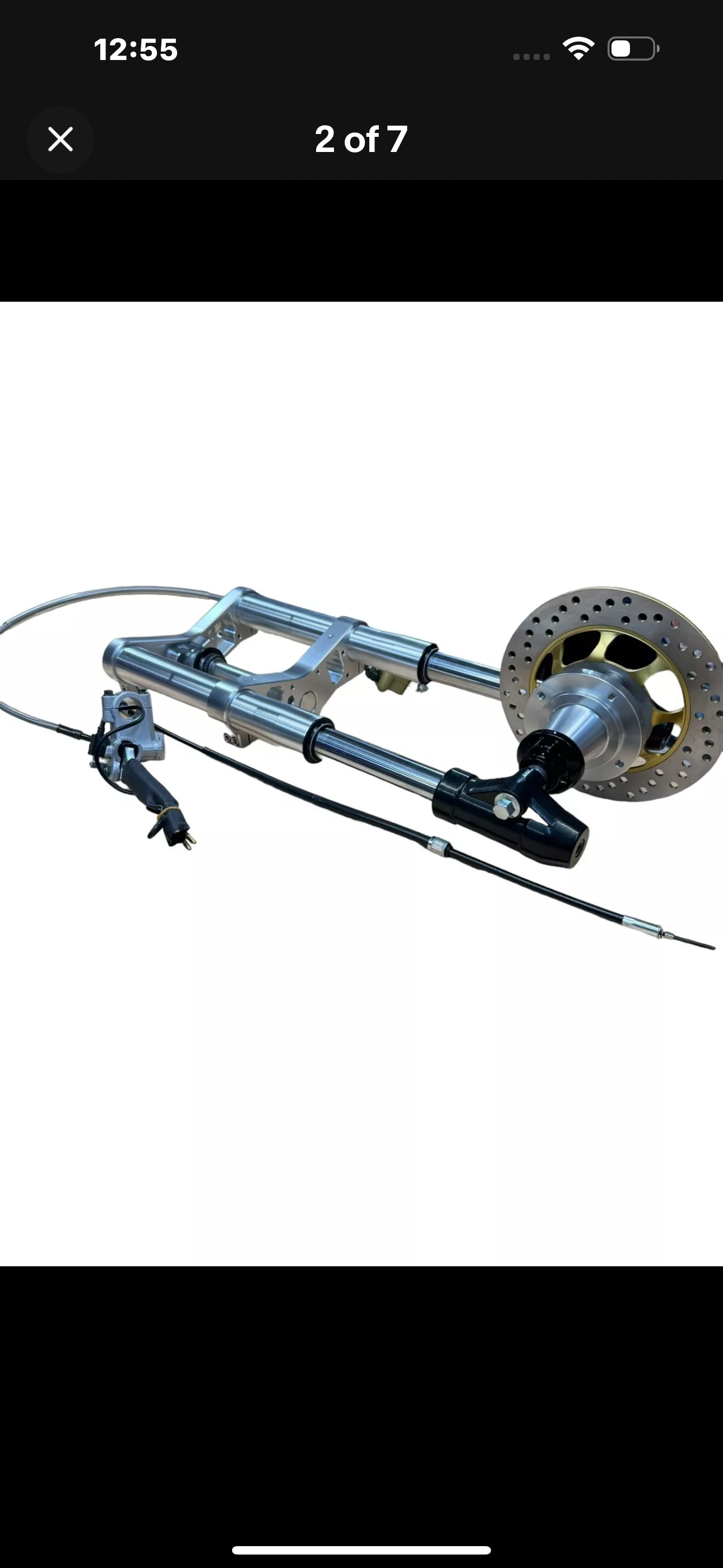 Z50 Inverted Fork Silver