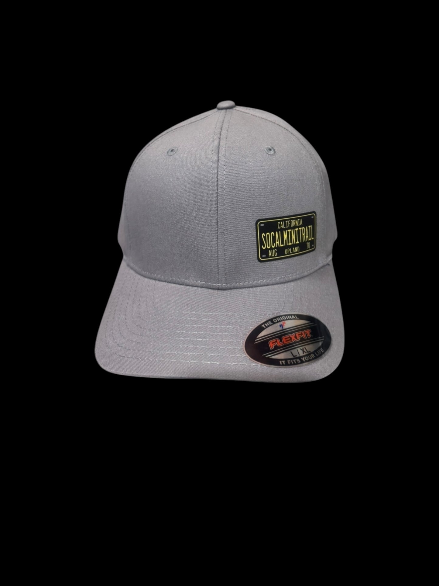 Socal Grey License Logo Flexfit