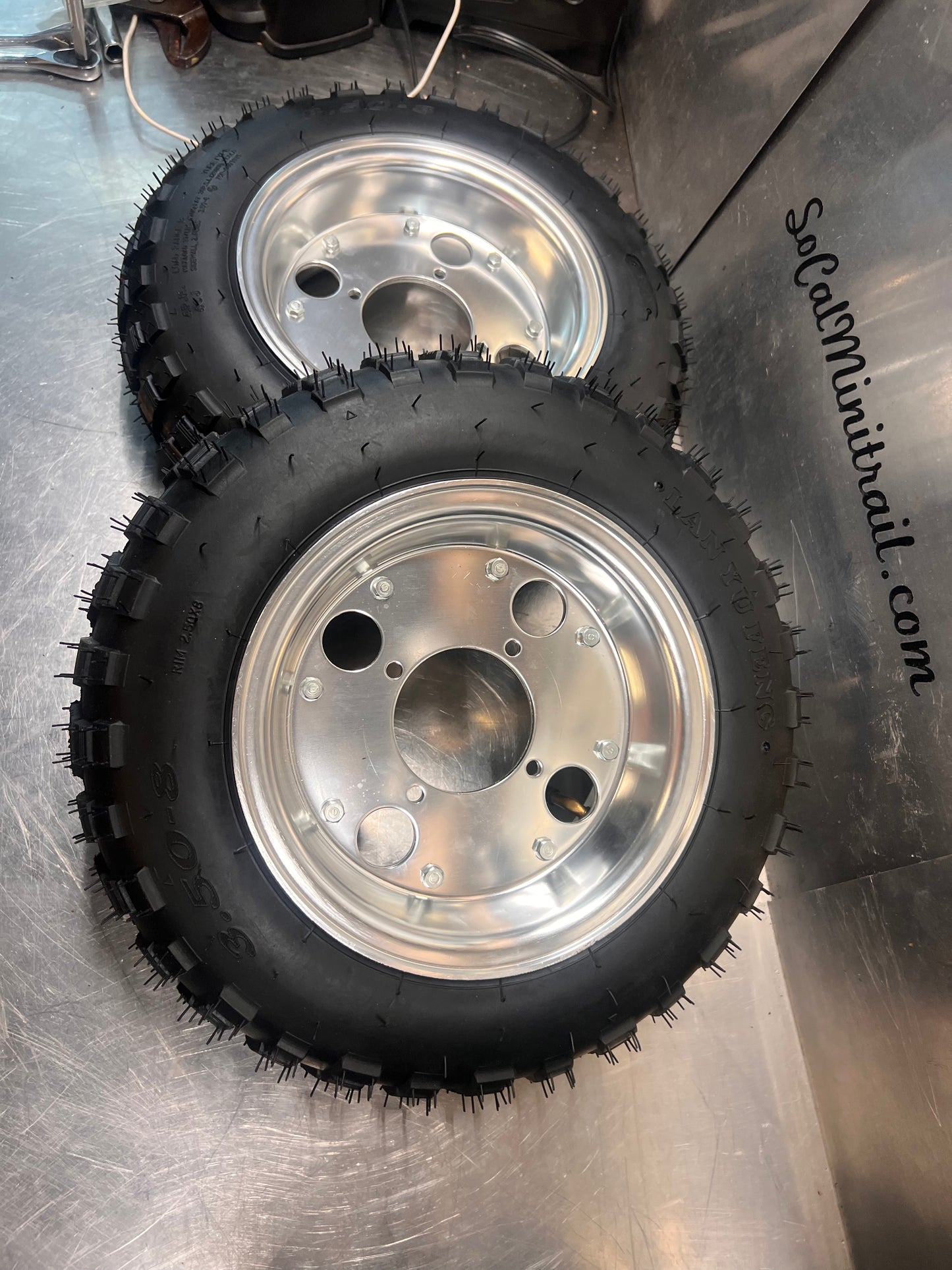 Z50 K3 8x 3.5” wheel and tire combo