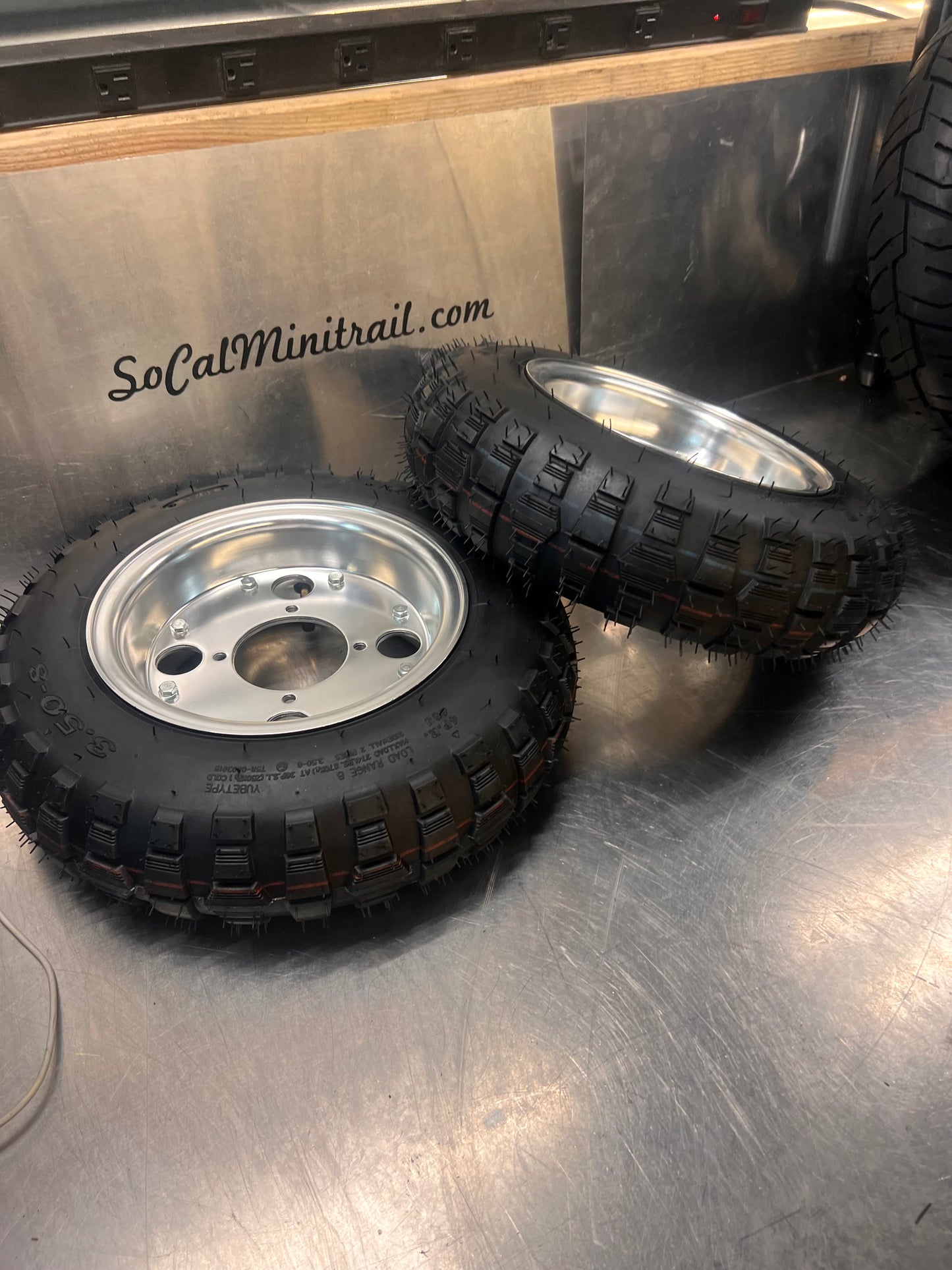 Z50 K3 8x 3.5” wheel and tire combo