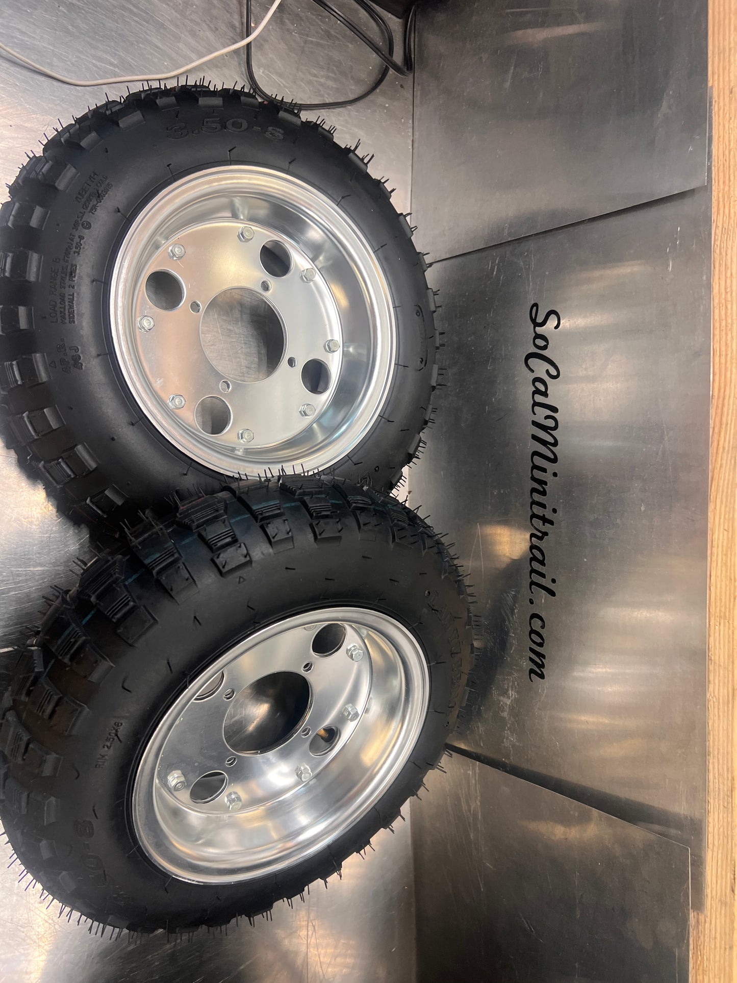 Z50 K3 8x 3.5” wheel and tire combo