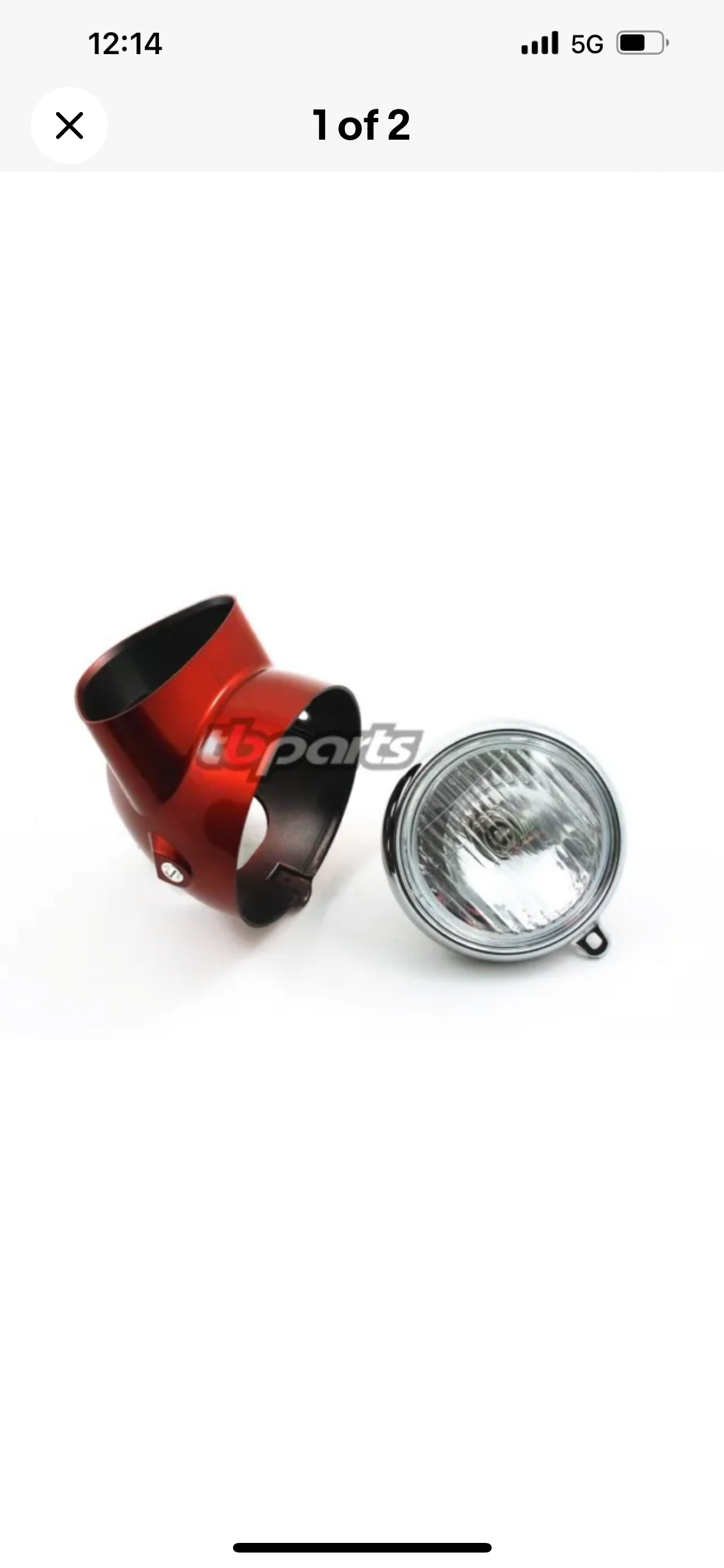 Blue Headlight Bucket For Honda CT70 – Trail 70 1969-1971 – Vintage Plastic