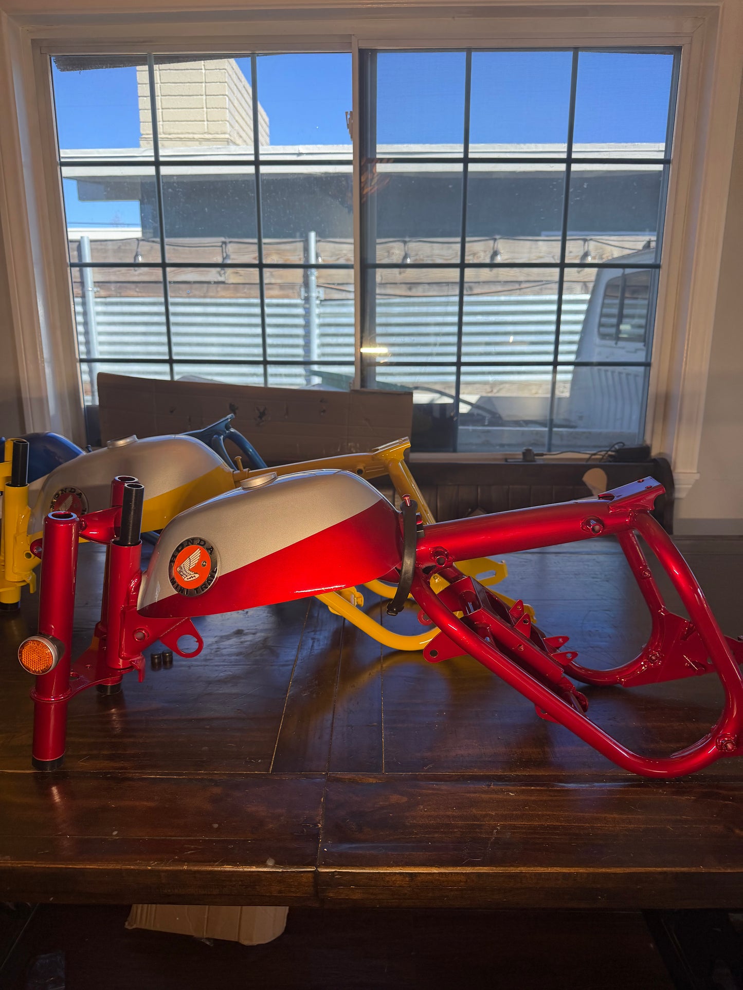 Z50 K1 TankFrameFork set Yellow