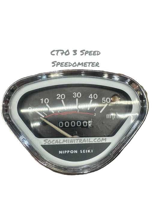 CT70 K0 3 Speed Speedometer