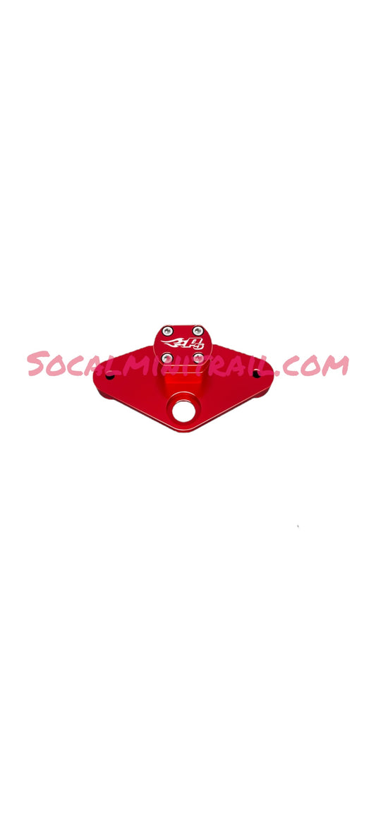 CT70 Performance Red Billet Triple Clamp BMX