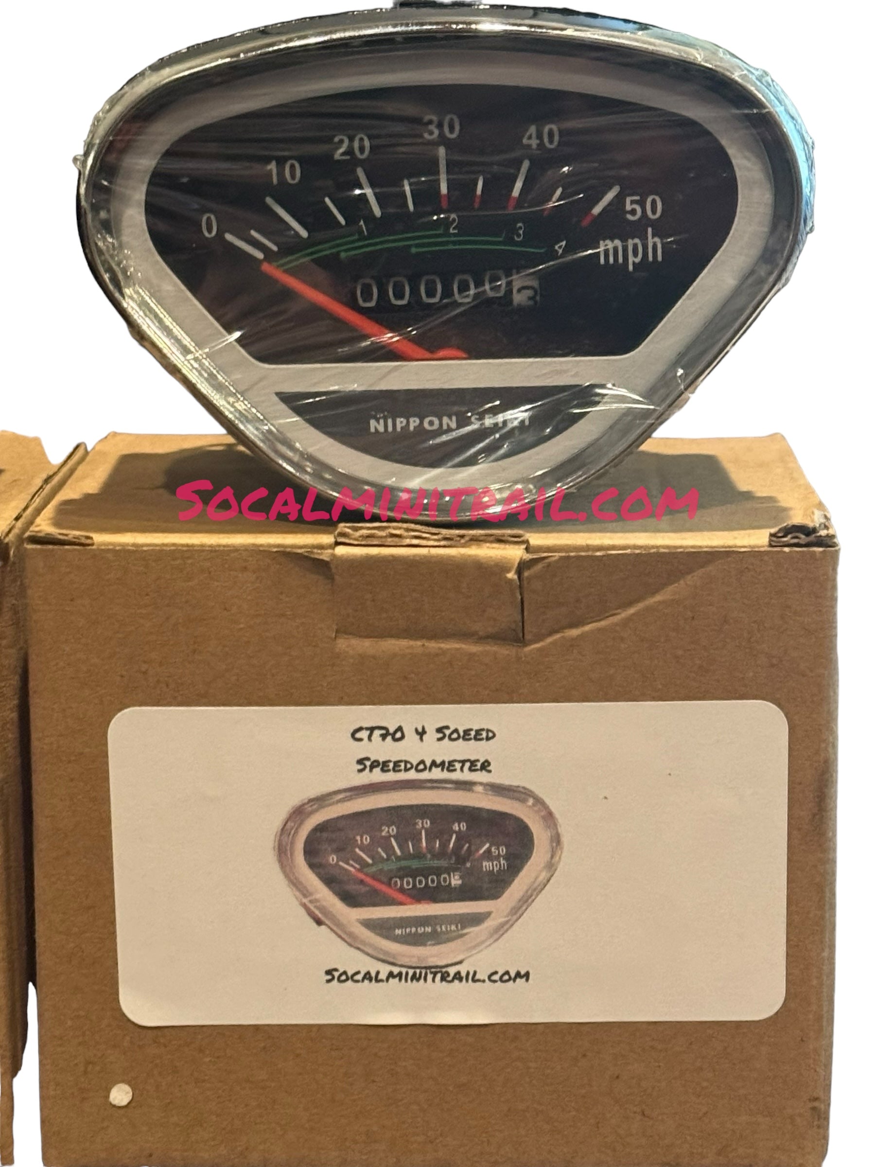 PCC MPH Speedometer With Odometer For Honda CT70 Mini Trail (SD01)