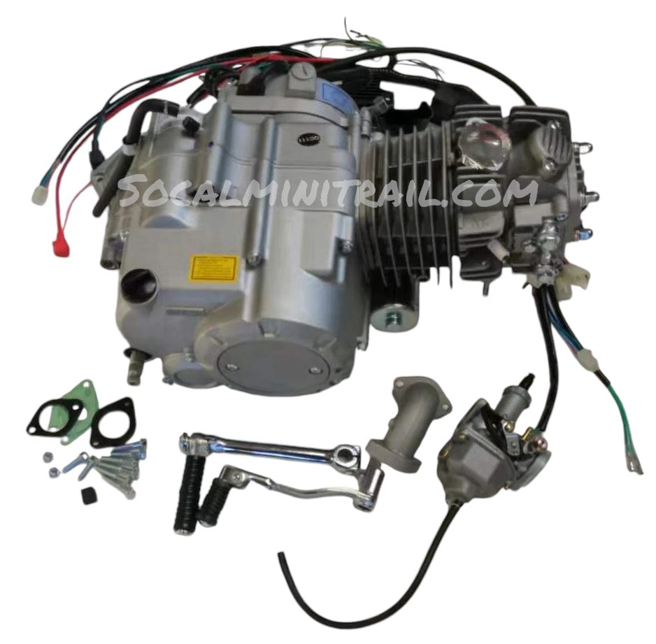 YX 140 E Start Semi Auto Motor kit SoCal Mini Trail, LLC