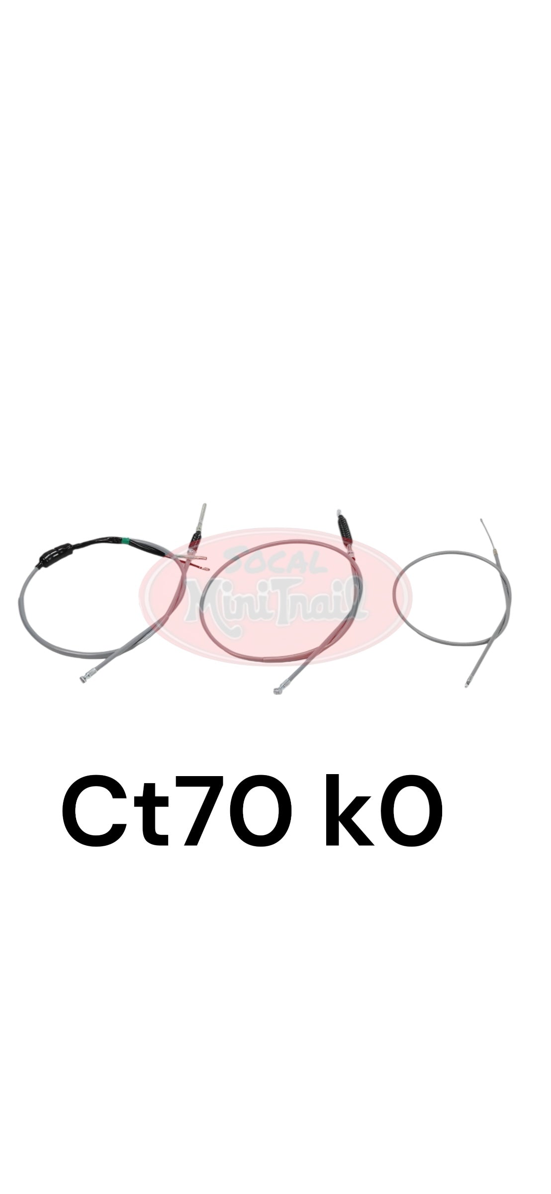 Ct70 K0 3 speed cable set