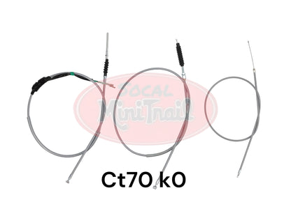 Ct70 K0 3 speed cable set