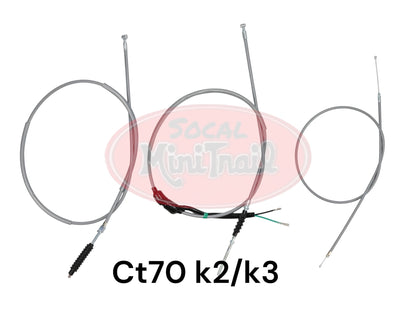 Ct70 K2 3 speed cable set