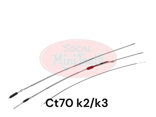 Ct70 K2 3 speed cable set