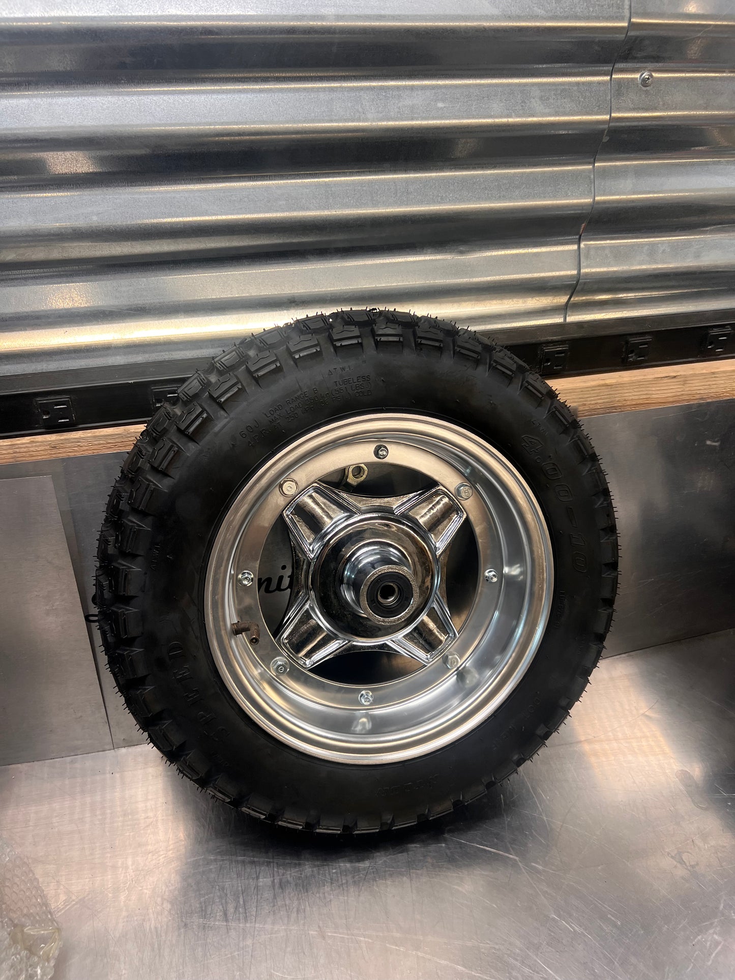 CT70 K0 rim and tire set SoCal Mini Trail, LLC