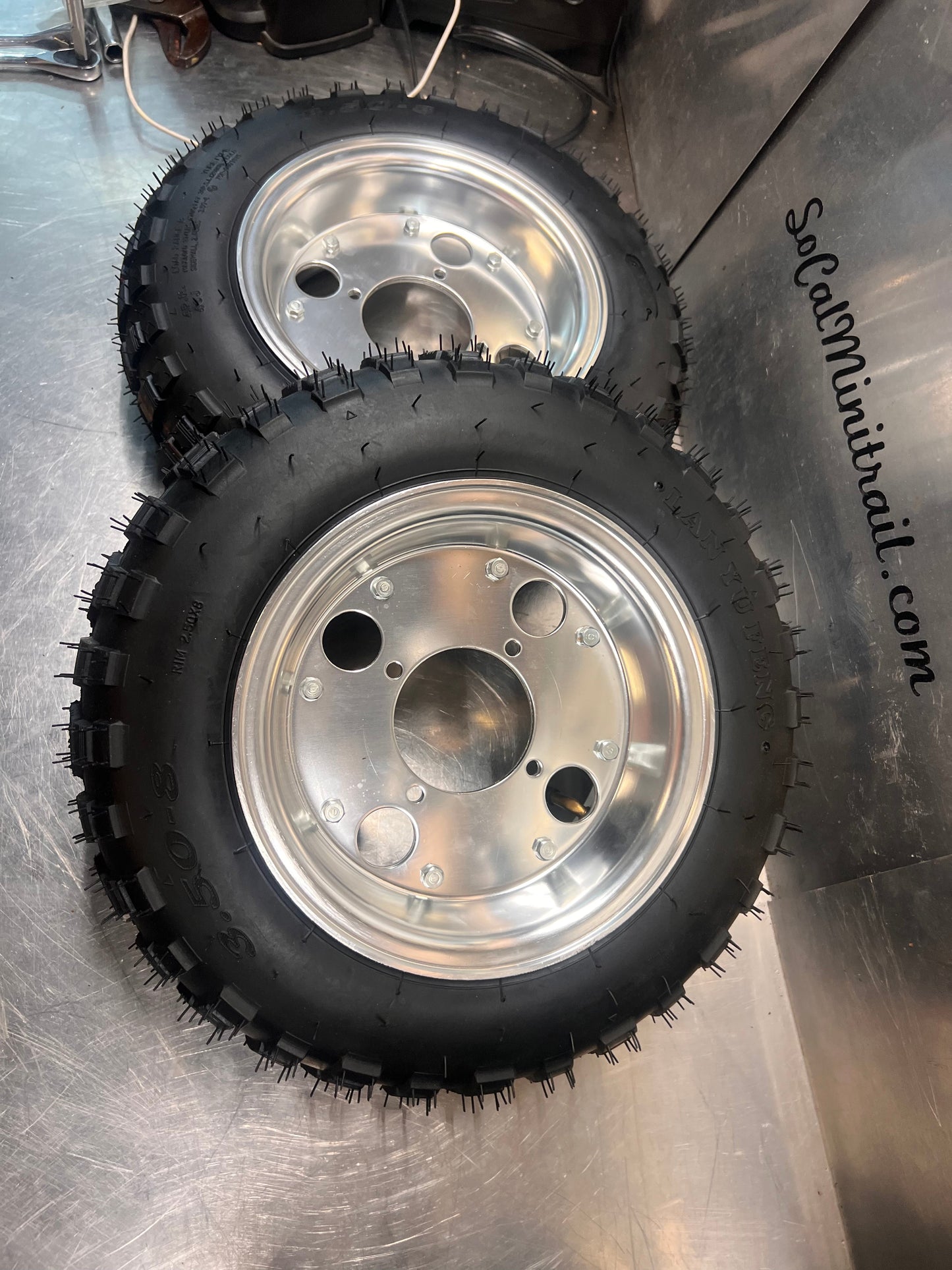 Z50 K3 8x3.5” wheel and tire combo