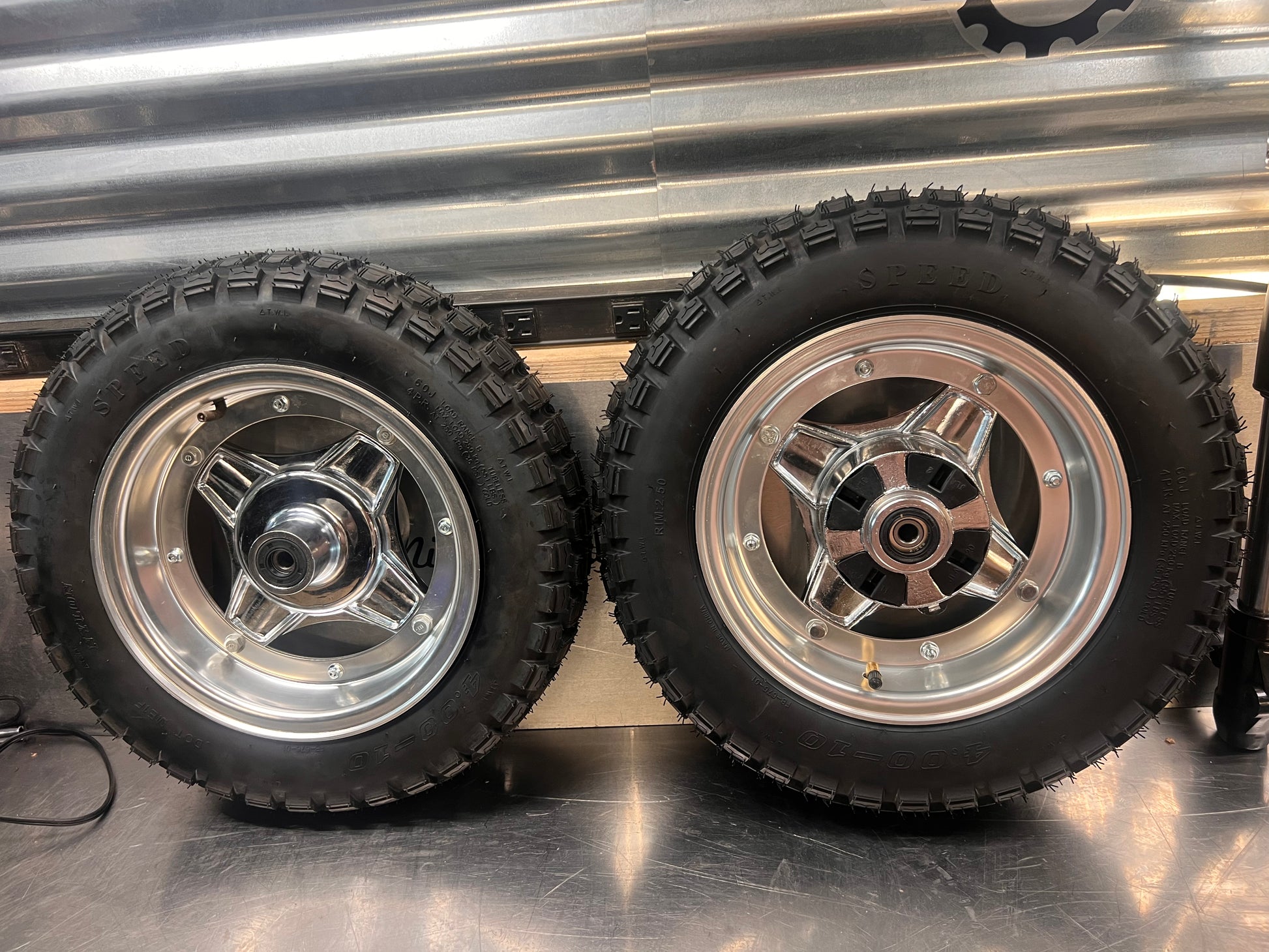 CT70 K0 rim and tire set SoCal Mini Trail, LLC