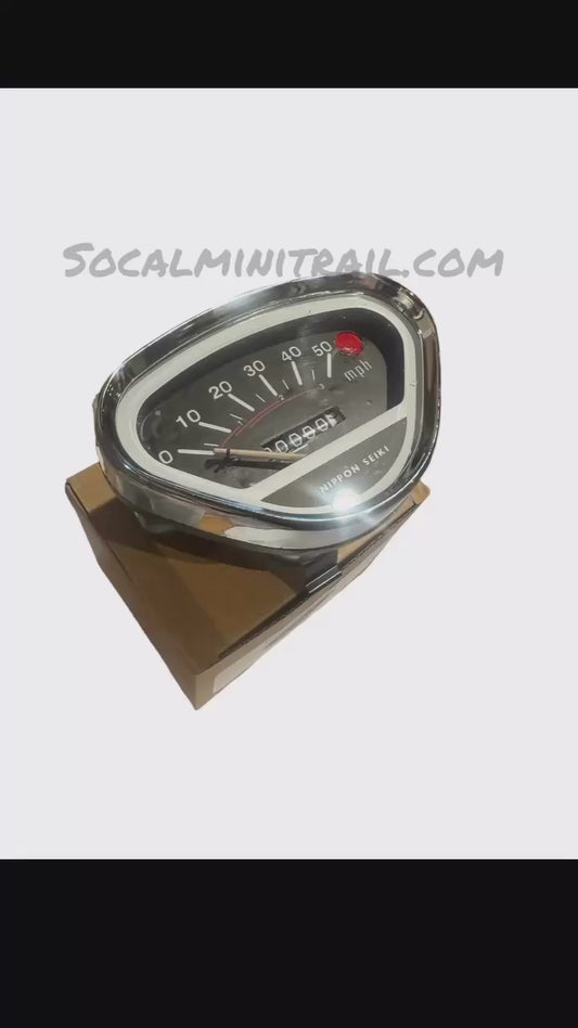 CT70 K0 3 Speed Silvertag Speedometer