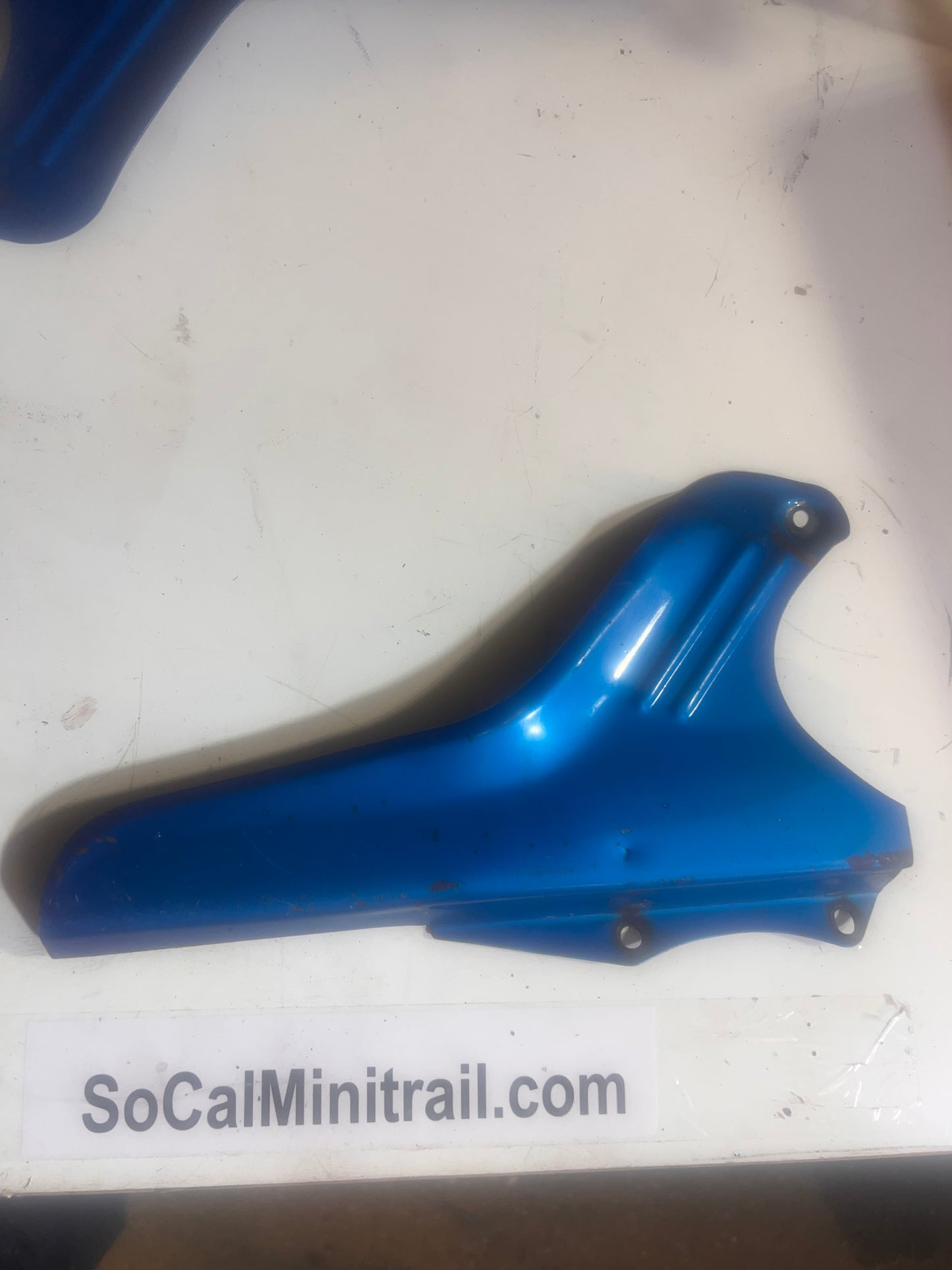 Honda CT70 OEM Chain Guard - Blue USED